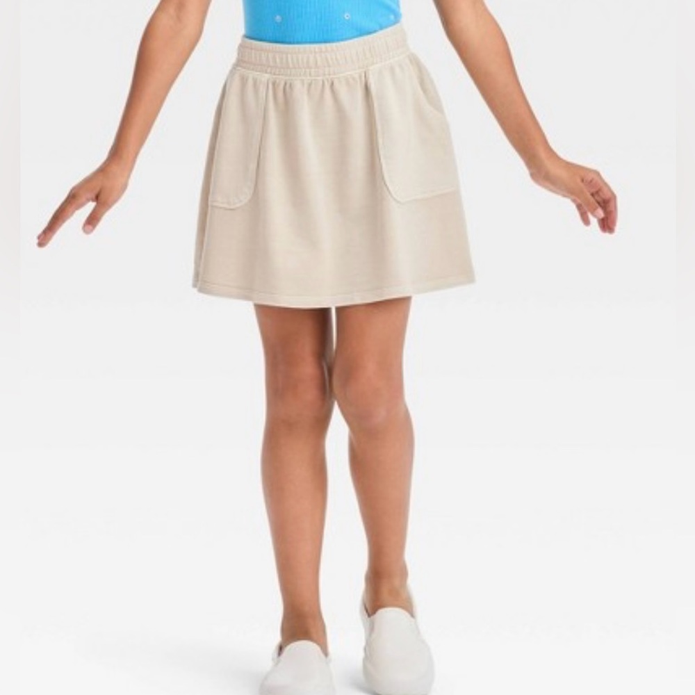 Cat & Jack Girls French Terri Skort With Pockets.